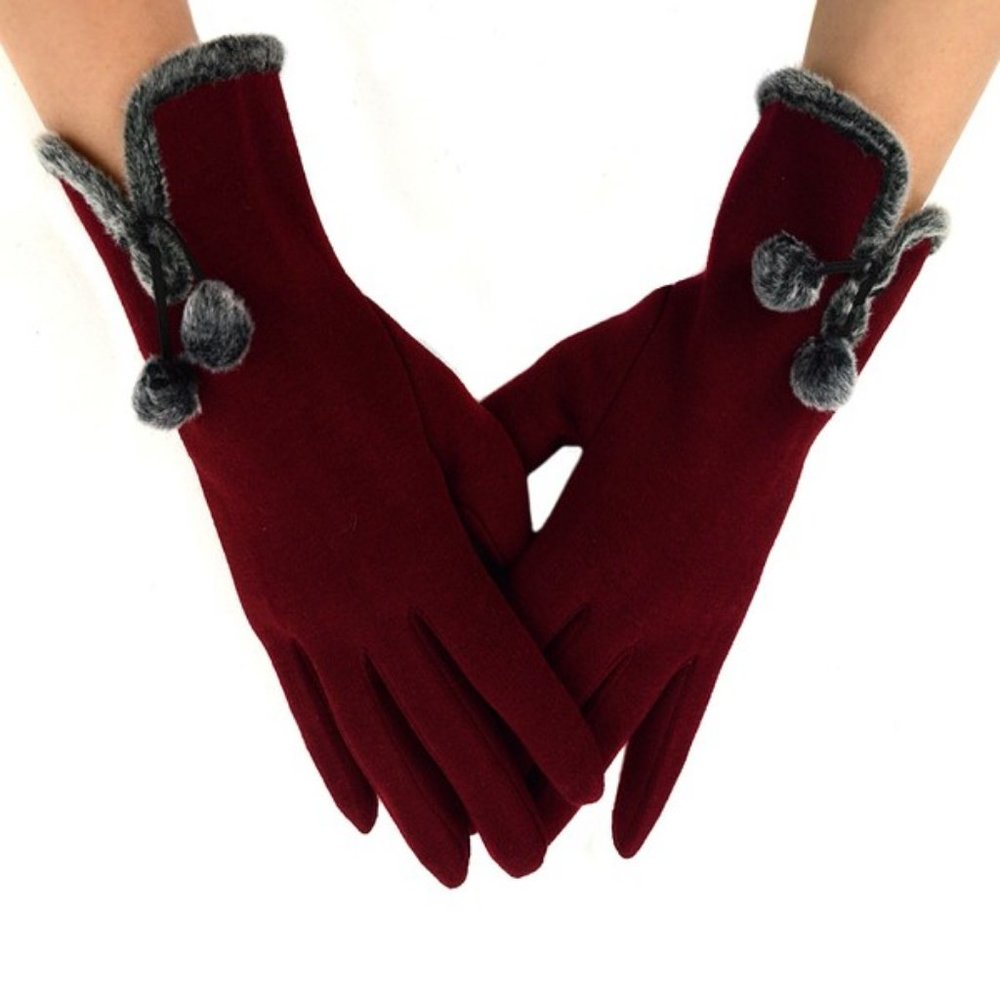 Touch Screen Fleece Lining Gloves - Picture 2 of 6